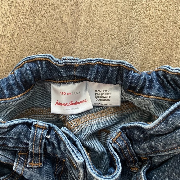 Hanna Andersson Jeans Size 5 110 -z9 - Picture 3 of 6